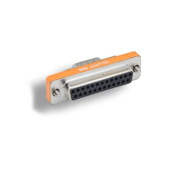 Kentek Mini Db9 Male To Db25 Female, Male To Female M/F Serial At Modem Mini Adapter Changer Coupler Rs 232