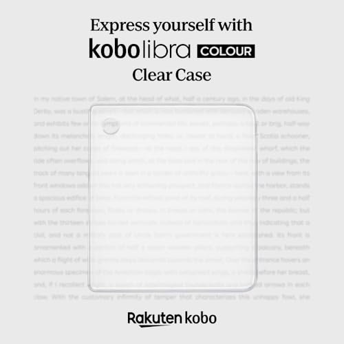 Kobo Libra Colour Clear Case | Slim & Lightweight Design | Anti Slip & Scratch Resistant | Compatible With 7'' Libra Colour Erea