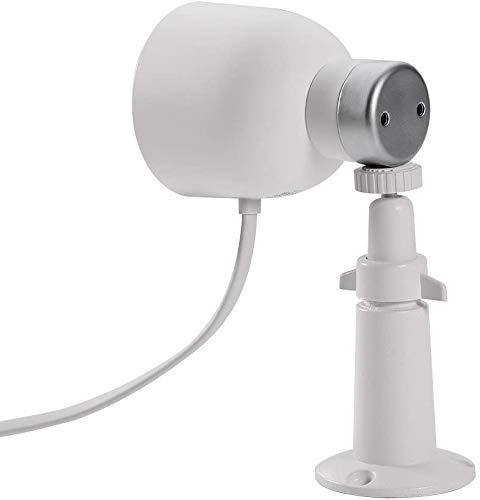 Holaca Compatible For Nest Cam Wall Mount Versatile Aluminum Bracket Compatible For Nest Cam Outdoor Security Camera (White Aluminum,2 Pack)