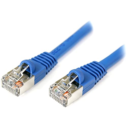 Startech.Com 75 Ft. (22.9 M) Cat5E Cable   Patch Cable   Shielded   Blue   Ethernet Network Cable (S45Patch75Bl)