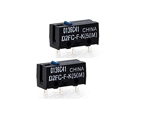 Pack Of 2 Mouse Switch Mouse Button Blue Dot For Logitech G502 G900 G903 G Pro Wireless Razer Naga Mamba And Other Mouse (50M)