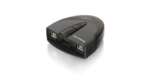 Iogear 2 Port Usb 2.0 Automatic Printer Switch, Gub231 Black
