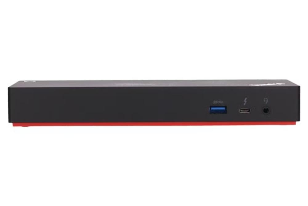 Lenovo Usa Thinkpad Thunderbolt 3 Dock Gen 2 135W (40An0135Us) Dual Uhd 4K Display Capability, 2 Hdmi, 2 Dp, Usb C, Usb 3.1, Bla