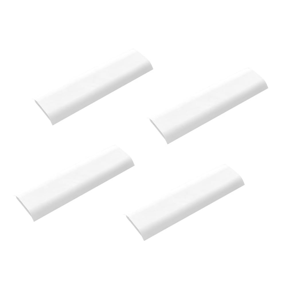 On Wall Cable Concealer Kit Hides Tv Cords, 4X 11 Inch White Cable Raceways Can Be Fit Together To Any Length For Home Theater, Tv And Office, White Color 4Pcs Set