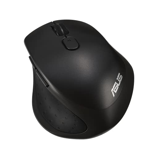 Asus Mw203 MultiDevice Wireless Silent Mouse, 2.4Ghz With Usb Nano Receiver, 2400 Dpi Optical Tracking, 6 Buttons, Compatible W