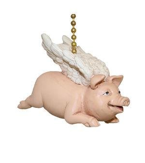 When Pigs Fly Flying Winged Pig Fan Light Pull By Clementine