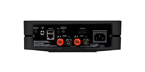 Bluesound Powernode Wireless Multi Room High Resolution Music Streaming Amplifier   Black