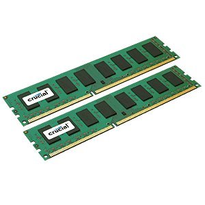 Crucial 16GB Kit (8GBx2) DDR3 1333 MT/s (PC3-10600) CL9 Unbuffered ECC UDIMM 240-Pin 1.35V/1.5V Server Memory CT2CP102472BD1339