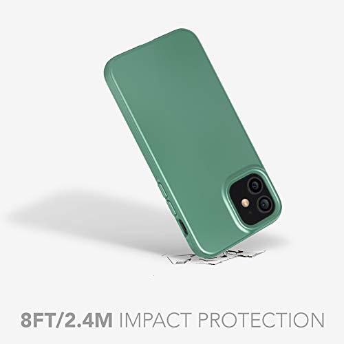 Tech21 Evo Slim For Apple Iphone 12 Pro Max 5G - Germ Fighting Antimicrobial Phone Case With 8 Ft. Drop Protection, Midnight Gre