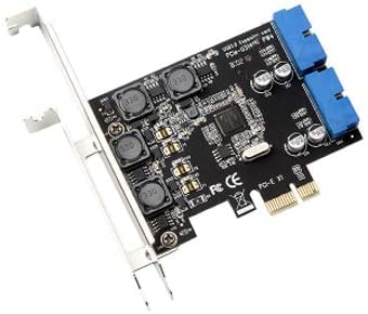 Pci E X1 To 2 Ports 19 Pin Usb 3.0 Header Pci Express To Dual 20 Pin Usb 3.0 Card