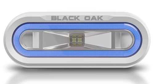Black Oak Low Pro&Trade; Off Road Spreader Light - Bracket Mount - White Housing - Blue Led,WBAUVB0F8LBGPHD