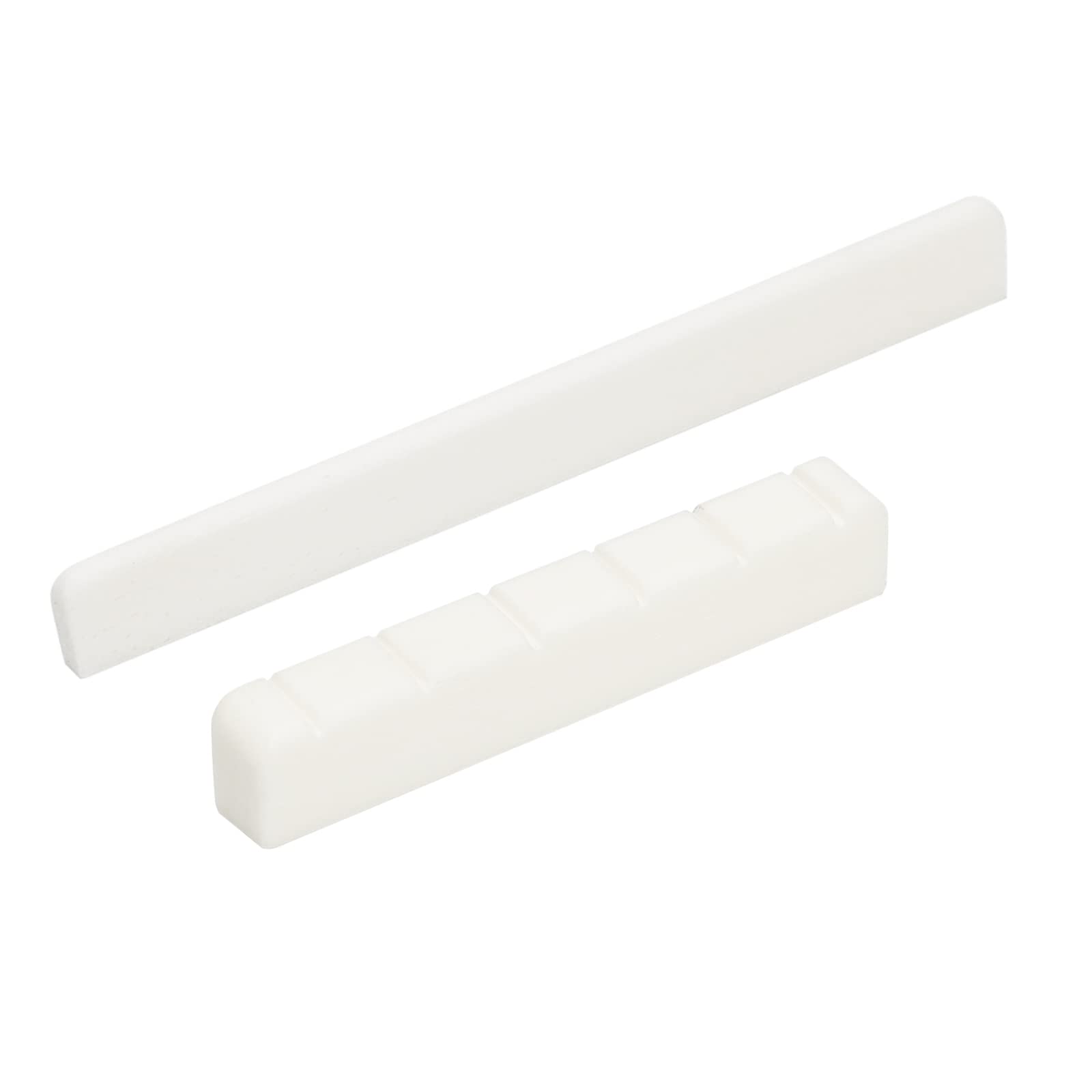 Miwayer 6 String Classical Guitar Bone Bridge Saddle And Nut Made Of Real Bone (Classical Bridges 1 Pair)