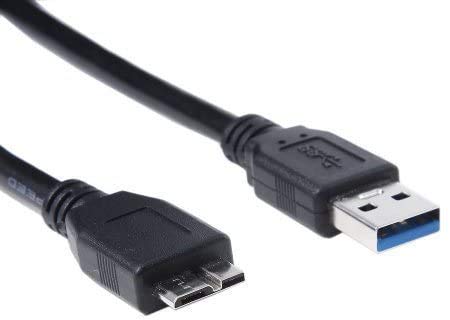 MaxLLTo USB 3.0 Data Cable 6 Feet for WD My Book External Hard Drive - Black, Copper Material, Model LYSB00K1GFZU8-CMPTRACCS