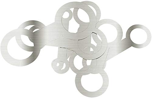 Jiayouy 8Pcs Stainless Steel Saxophone Leveling Rings Pad Woodwind Instrument Pads Repair Tools