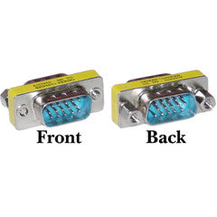Svga Mini Gender Changer / Coupler For Pc, Hd15 Male To Hd15 Male