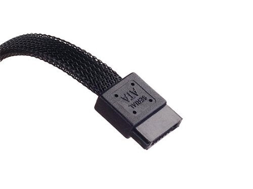 Silverstone Tek 180 Degree Sata Iii Cable With Non Scratch Locking Mechanism (Cp07)