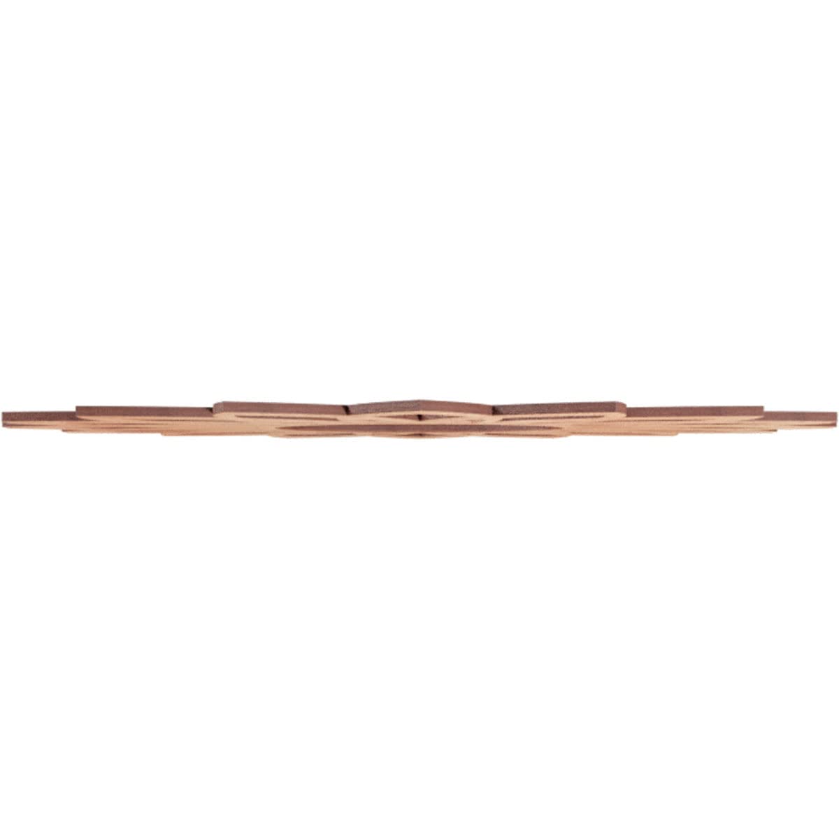 Ekena Millwork 20''Od X 7''Id X 1/4''T Daisy Wood Fretwork Pierced Ceiling Medallion, Cherry