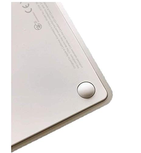 Wesappinc 2Pcs/Set Replacement Touchpad Bottom Rubber Feet For Magic Trackpad A1339 Bottom Case Kit