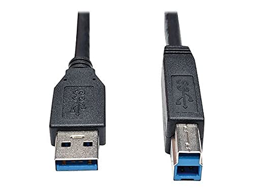 Tripp Lite U322 015 Bk Usb 3.0 Superspeed Device Cable (Ab M/M) Black, 15 Ft