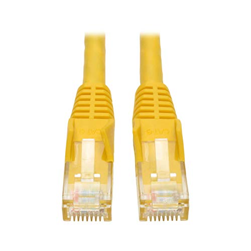 Tripp Lite Cat6 Gigabit Snagless Molded Patch Cable (Rj45 M/M)   Yellow, 50 Ft.(N201 050 Yw)