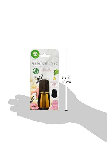 Air Wick Essential Mist Refill, 1 Ct, Vanilla And Pink Papaya, Essential Oils Diffuser, Air Freshener