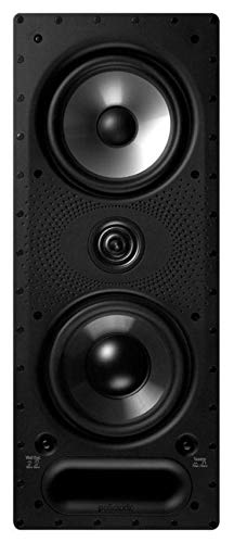 Polk Audio Vanishing Series 265-Ls In-Wall 3-Way Loudspeakers | 2 Speakers | Rotating Cam System For Easy Installation | White G