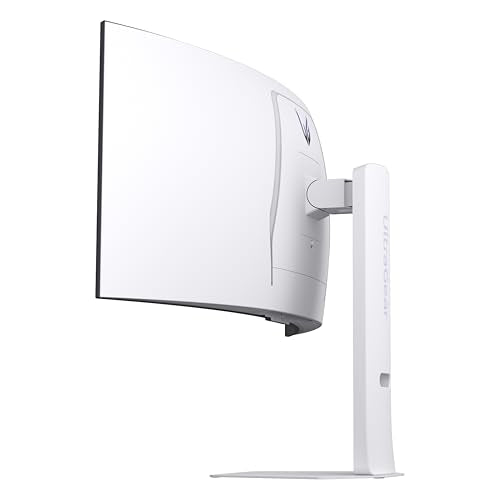 Lg 34Gx90Sa-W 34-Inch Ultragear Wqhd (3440 X 1440) Oled Curved Gaming Monitor 240Hz, 1Ms, Nvidia G-Sync Compatible, Amd Freesync