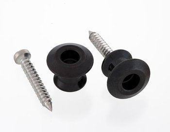 Allparts Ap 6582 003 Dunlop Black Strap Buttons
