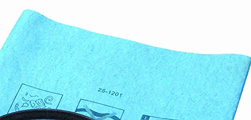 Stanley 25 1201 Blue Cloth Reusable Filter With Clamp Ring For 1 5 Gallon Wet/Dry Vacuums, Compatible With Sl18910P 3, Sl18130P,