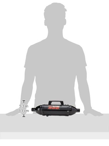 Metrovac Vm12500 Vac N' Blo 500W Hand Vacuum & Blower, 120V, Powerful, Lightweight, All Steel Construction, Dry Pickup, 60'' Wat