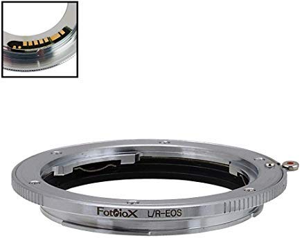 Fotodiox Lens Mount Adapter Compatible with Leica R SLR Lens to Canon EOS (EF, EFS) Mount D/SLR Camera Body  with Gen10 Focus 