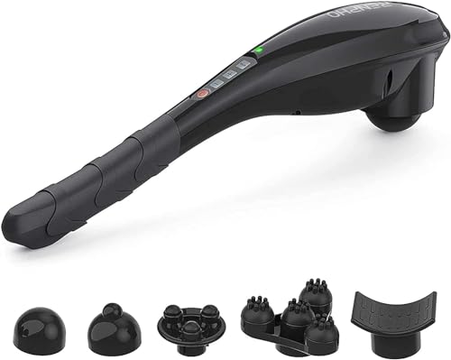 Renpho Rechargeable Hand Held Deep Tissue Massager For Muscles, Back, Foot, Neck, Shoulder, Leg, Calf Cordless Electric Percussi