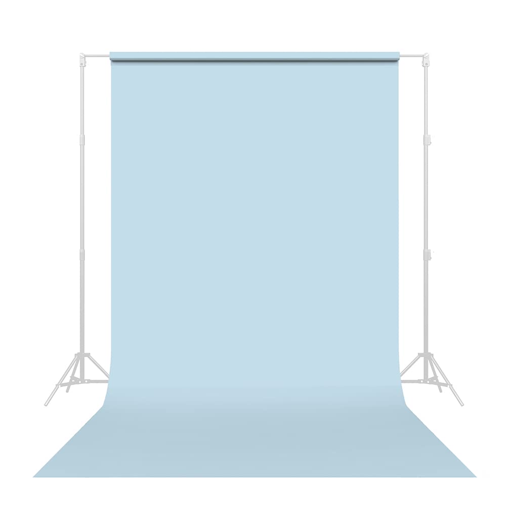 Savage Seamless Paper Photography Backdrop   Color #41 Blue Mist, Size 86 Inches Wide X 36 Feet Long, Backdrop For Youtube Video