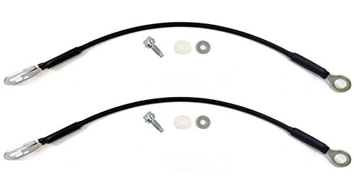 Pt Auto Warehouse Tc Ni001 P   Tailgate Lift Support Cable, 18'' Length   Left/Right Pair, Replaces # 90460 7S200, 90460 7S20A,