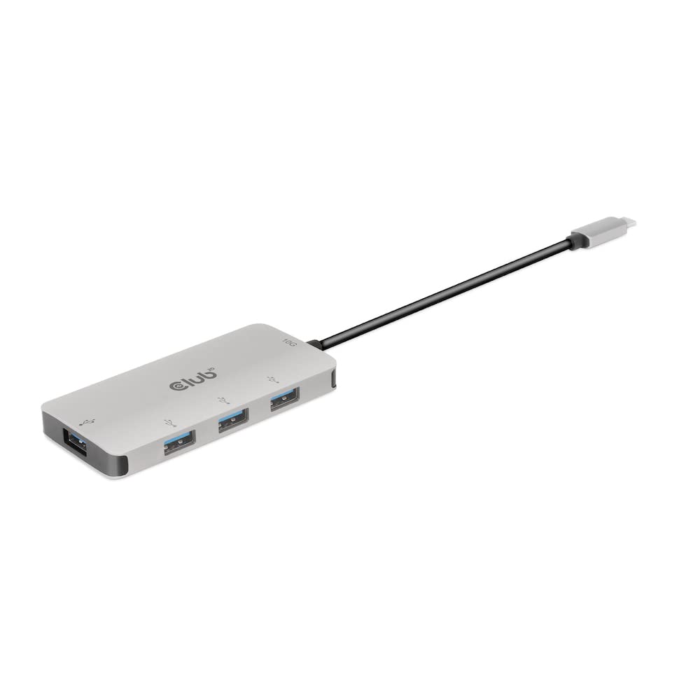 Club 3D USB Gen2 Type-C to 10Gbps 4X USB Type-A Hub, W128561434 (USB Type-A Hub)