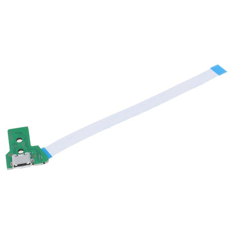 Xinjincang White USB Charging Port Socket Charger Circuit Board Charger Cable for PS4 JDS-050 JDS-055 Controller PlayStation 4 G