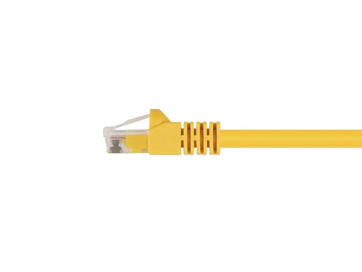 Monoprice Cat6 Ethernet Patch Cable   Snagless Rj45, Pure Bare Copper, 550Mhz, Utp, 24Awg, 10 Feet, Yellow   Fullboot Series
