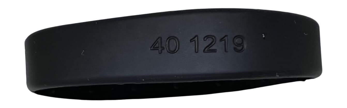 10   26 Bit H10301 125 Khz Proximity Wristbands Black Straight Authorizid Wiegand Waterproof Compare W/ 1386 1326 7610 1586 1391