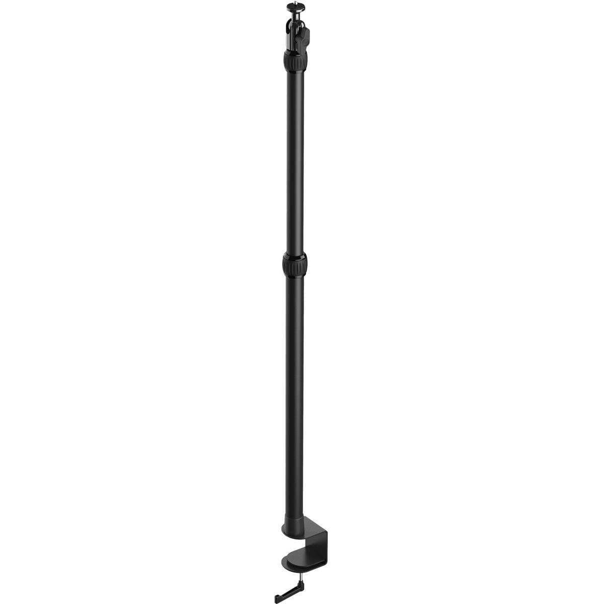 Elgato Master Mount L   Premium Desk Clamp With Pole Extendable Up To 125Cm/49In And 1/4 Inch Thread To Mount Lights,Cameras, An