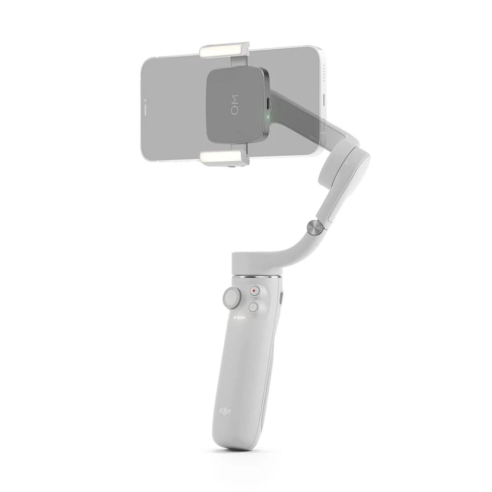 IMYHOO Fill Light Phone Clamp Magnetic Adjustable Brightness Color Temperature for DJI Osmo Mobile 6/OM 5/OM 4 SE/OM 4 Grey Plastic
