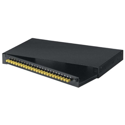 Rackmount Preloaded Fiber Enclosure   1U, (24) St Simplex