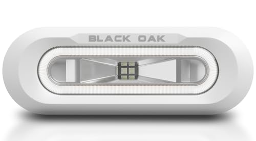 Black Oak Low Pro&Trade; Marine Spreader Light - Flush Mount - White Housing - White Led,WBAUVB0F8DW5LKN