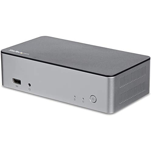 Startech.Com Dual Monitor Usb C Dock   4K   Dual Displayport   2.5In Ssd / Hdd Bay   With Power Delivery   Laptop Docking Statio