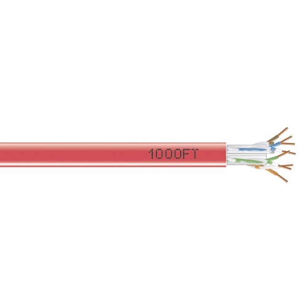 Black Box Network Services 1000Ft Cat.6 Stp Bulk Cable   Bare Wire   Red Evnsl0172Rd 1000