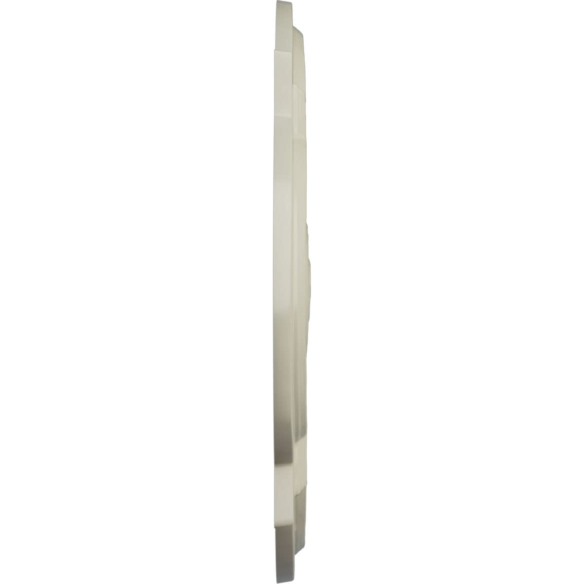 Ekena Millwork Cm21Wacyf Waltz Ceiling Medallion, 21 1/4''W X 17 3/8''H X 1''P, Hand Painted Clear Yellow