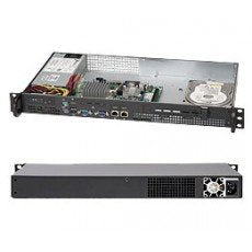 Supermicro Superchassis Cse 503L 200B 1U Rm 1Bay Black 200W Pfc Depth Mini Low Noise 5 Led
