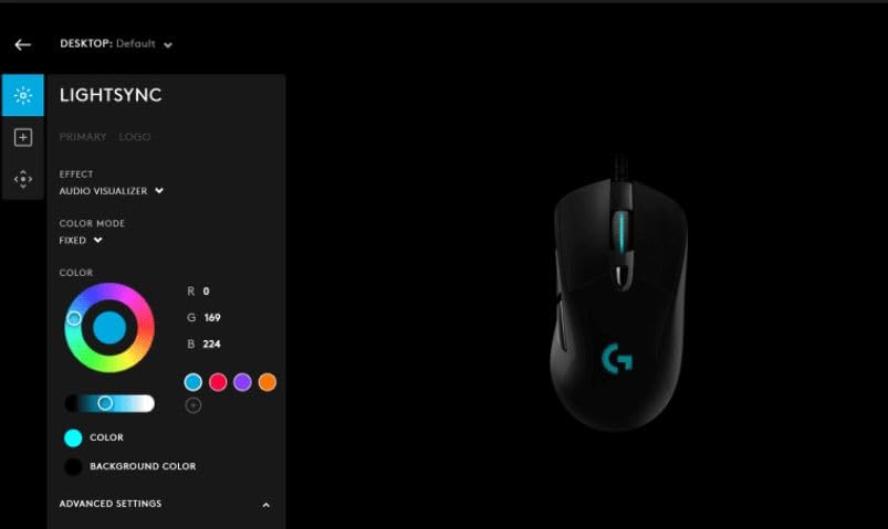 Logitech G403 Hero 25K Gaming Mouse Lightsync Rgb Lightweight 87G+10G Optional Braided Cable 25 600 Dpi Rubber Side Grips