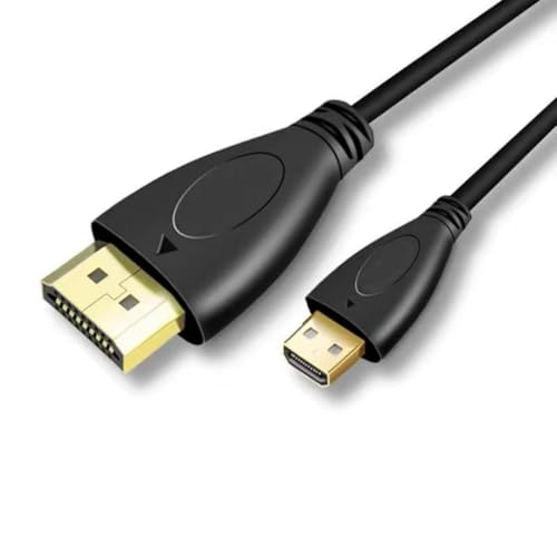 Coolcold Micro Hdmi To Hdmi Cable | (1.5Meter/5Ft) Hdmi High Speed 4K Cable, (Not Micro Usb/Mini Hdmi) | Male To Male | Compatib