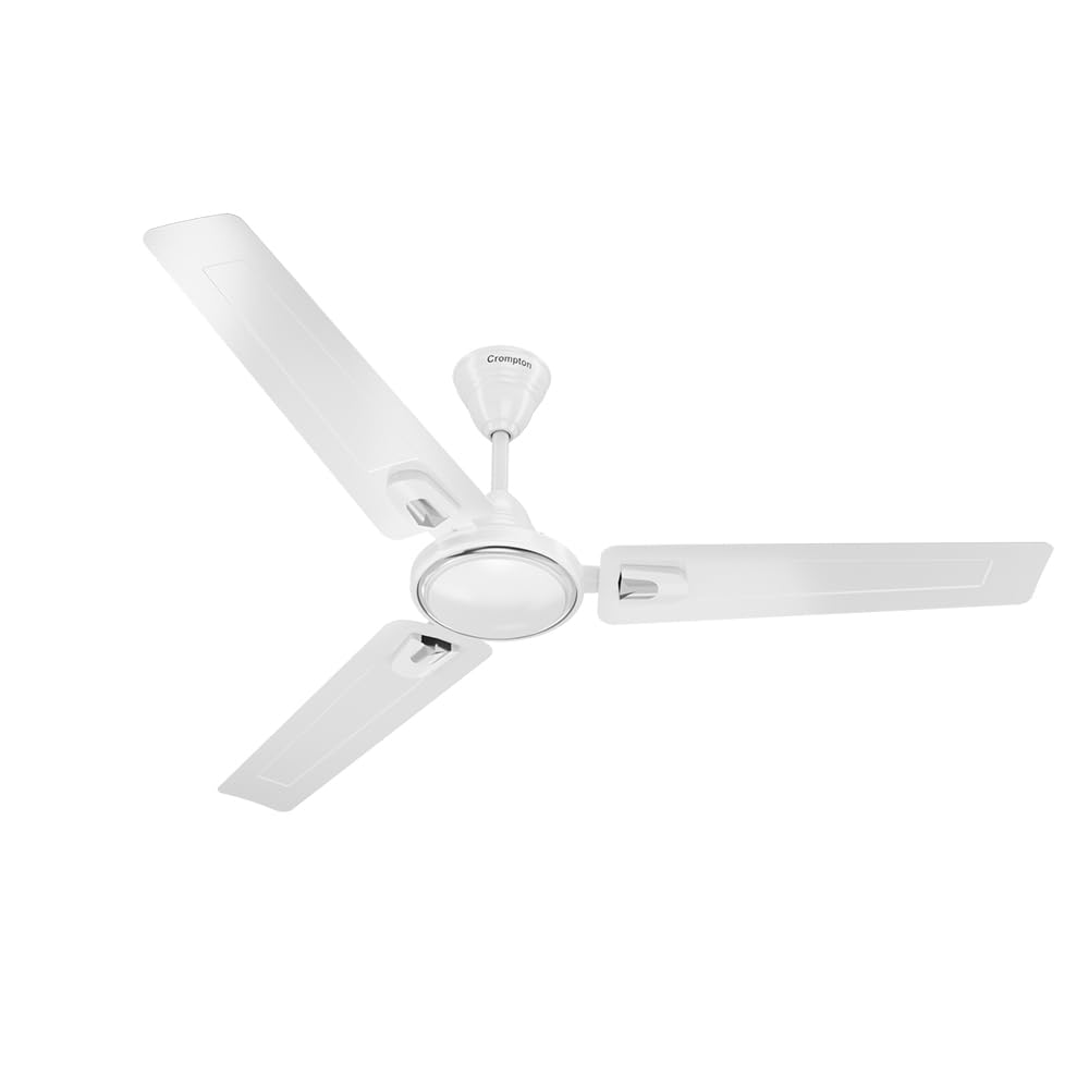Crompton Surebreeze Hill Briz Neo 1200 Mm (48 Inch) Ceiling Fan (Opal White) Star Rated Energy Efficient Fans