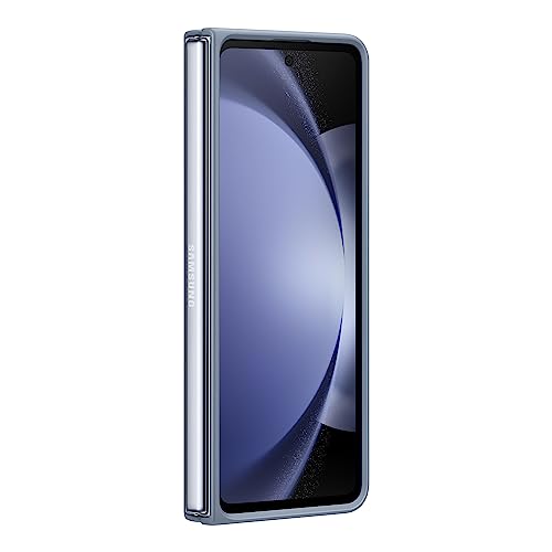 Samsung Galaxy Z Fold5 Eco Leather Phone Case, Snug Fit, Soft Inside, Protective Cover, Icy Blue